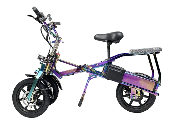 Portable Foldable Electric Bike Good Quality with 3 Wheels Folding Electric Bicycle