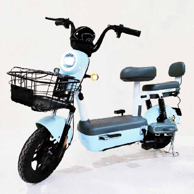 Hot Sale 350W 48V City Electric Bike Electric Scooter City Bike for Adults 14 Inch Long Range Cheap