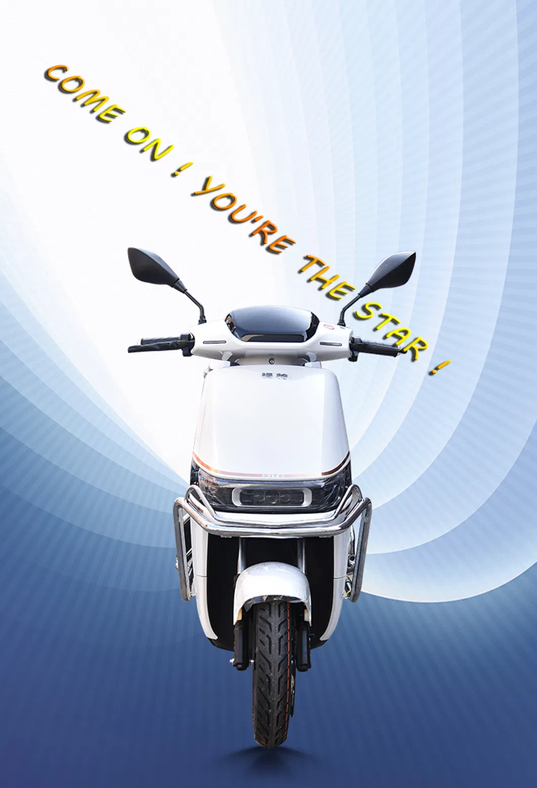 Manufactory Direct 2 Seat Scooter Mini 2 Wheel New Energy Vehicles Electric Bike Supplier 800W Brush-Less DC Motor Electric Motorcycle