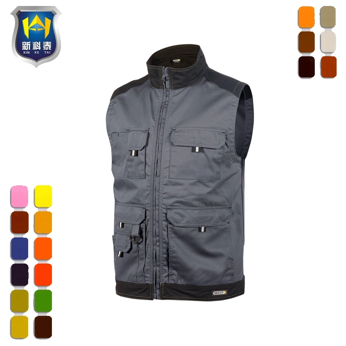 High Quality Cotton Workwear Work Vest