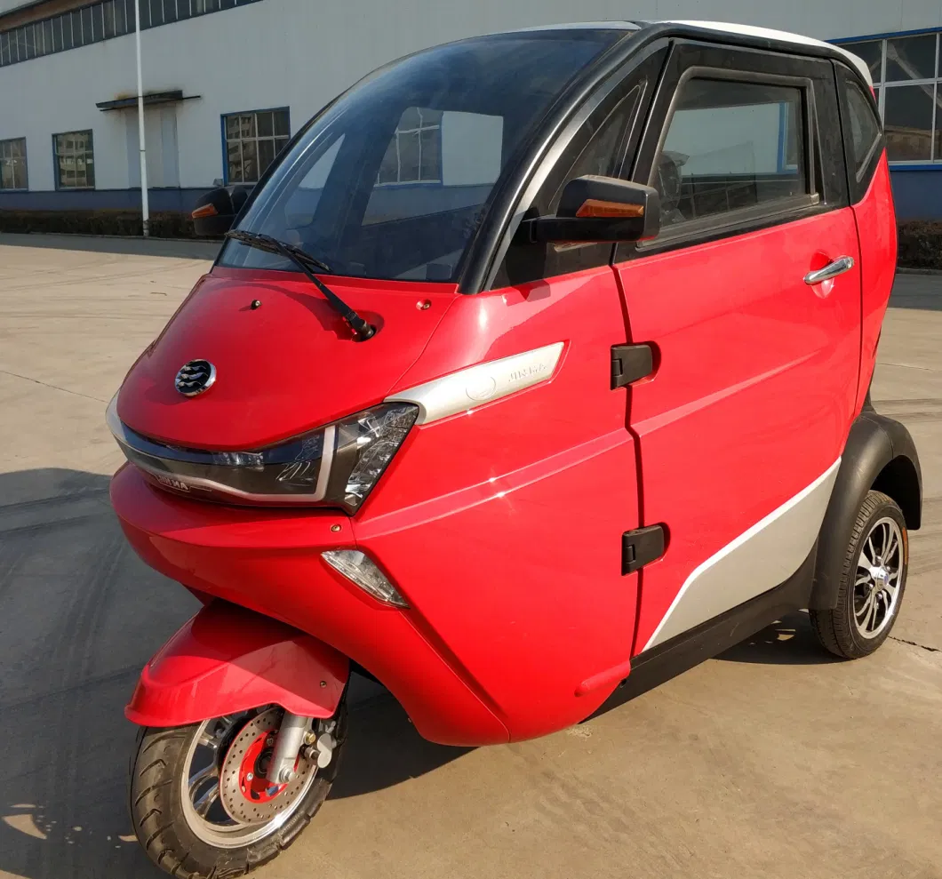 New Arrived 1500W Motor L6e Approval Enclosed Electric Tricycle for Eldly