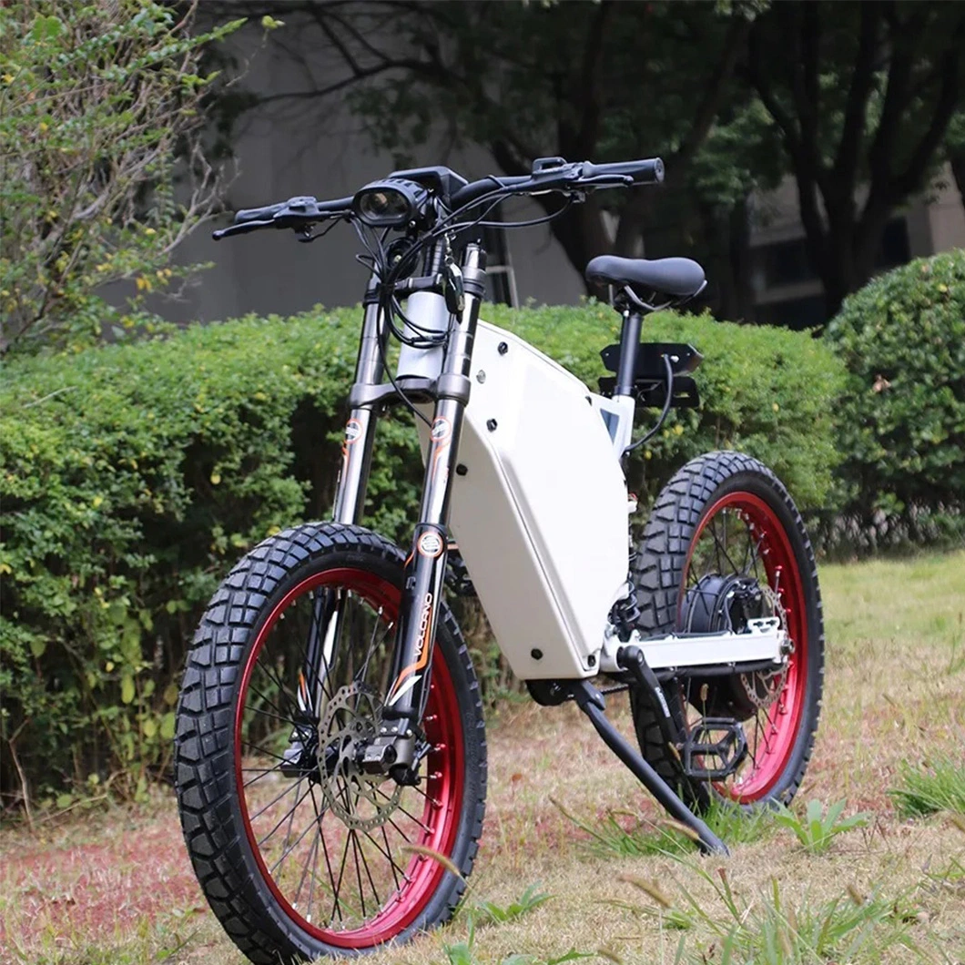 Powerful 72V 5000W Electric Dirt Bike Full Suspension Mountain Ebike