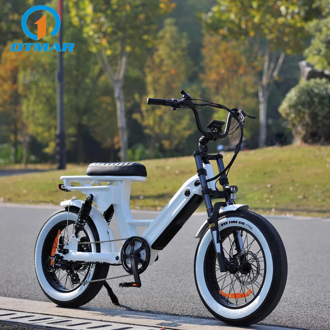 New Design 20 Inch Integrated Battery Retro Electric Bicycle