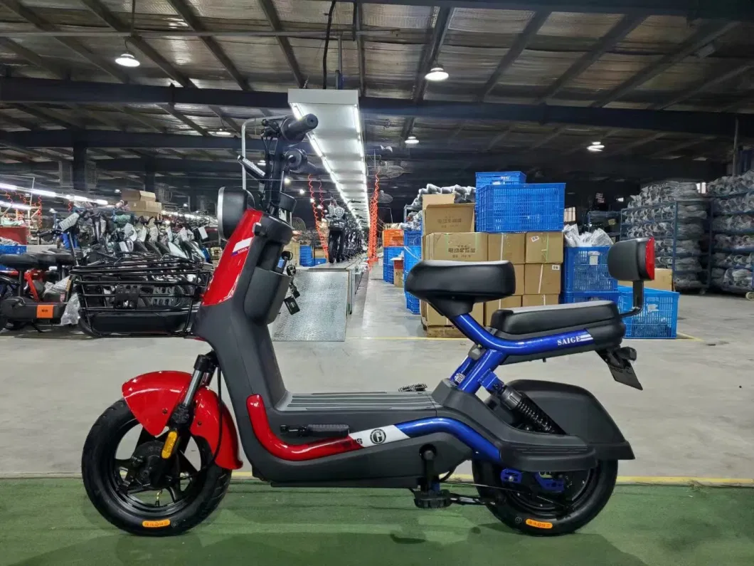 500W EU Standard 48V 60V Lead Acid Battery Electric Scooter with Pedal
