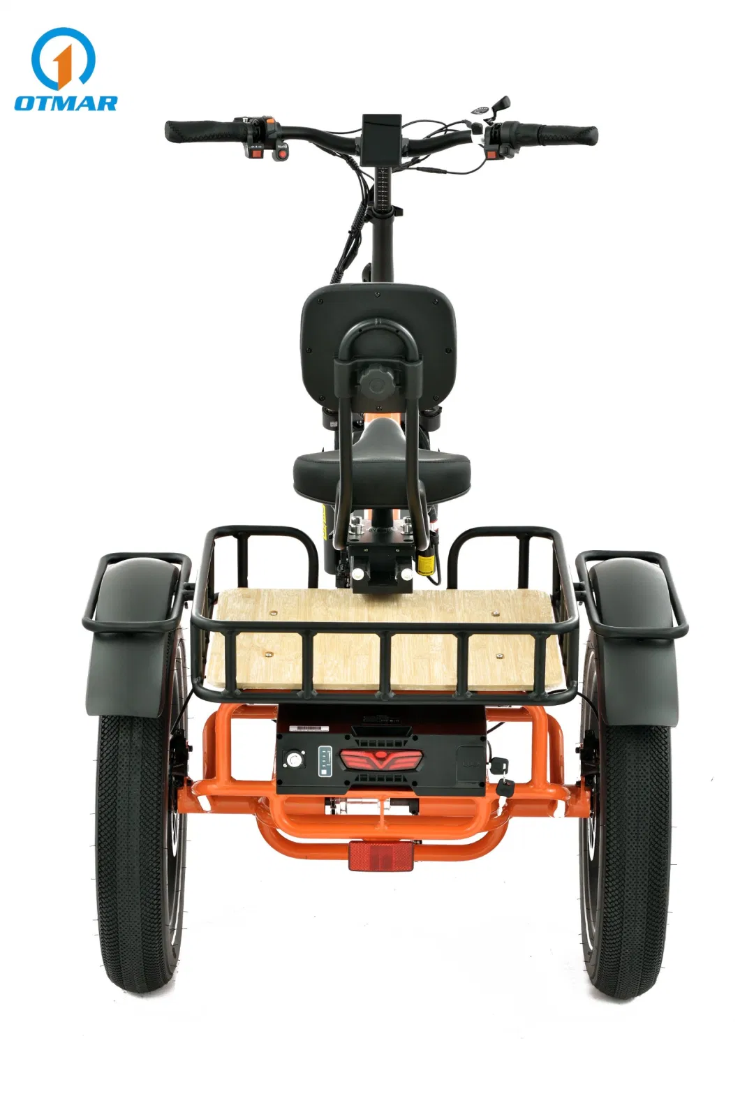 Jinhua Otmar Saddle Removable Fast Food Delivery 3 Wheel Electric Cargo Bike
