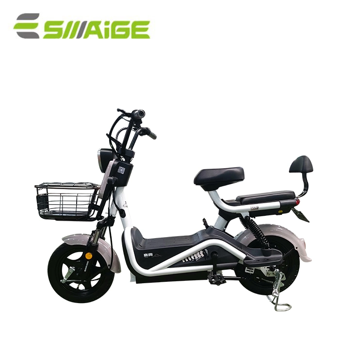 Saige Cheapest Classic Two Wheel Compact Charging Electric Bicycle From China Supplier with 60km Range