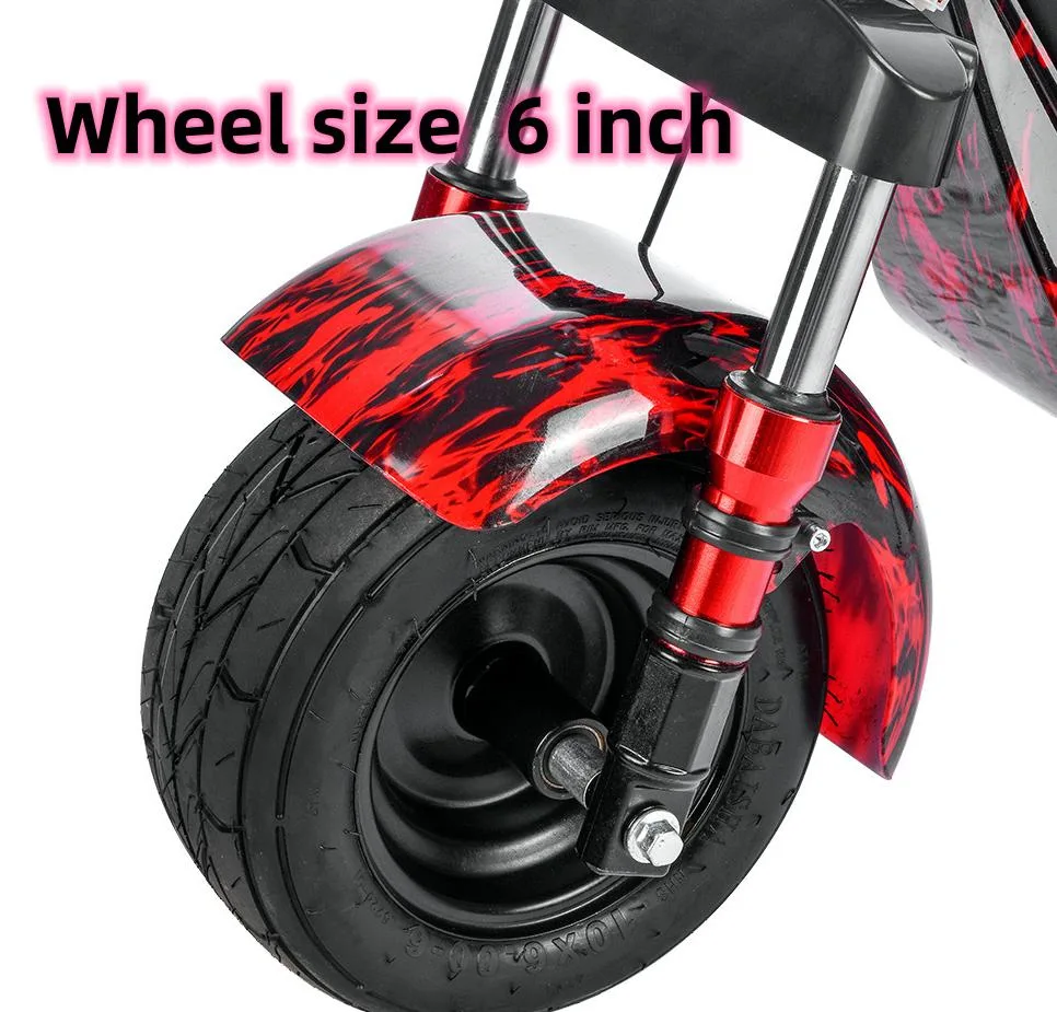 Two Wheel 1000W Motor Bike Motorcycle 48V 12ah E-Bikes Scooter