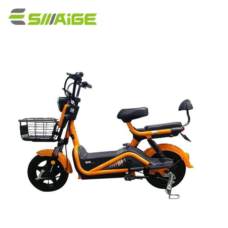 Saige Cheapest Classic Two Wheel Compact Charging Electric Bicycle From China Supplier with 60km Range