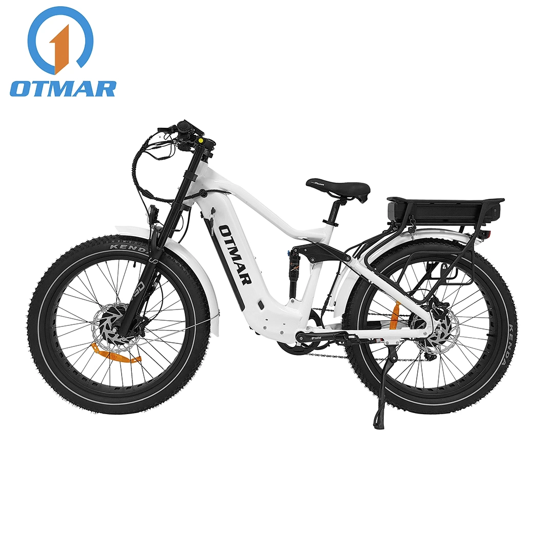 High Quality Double Motor Drive Motorcycle 2 Battery Full Suspension Mountain off-Road Electric Fat Bicycle All Wheel Drive Electric Bike