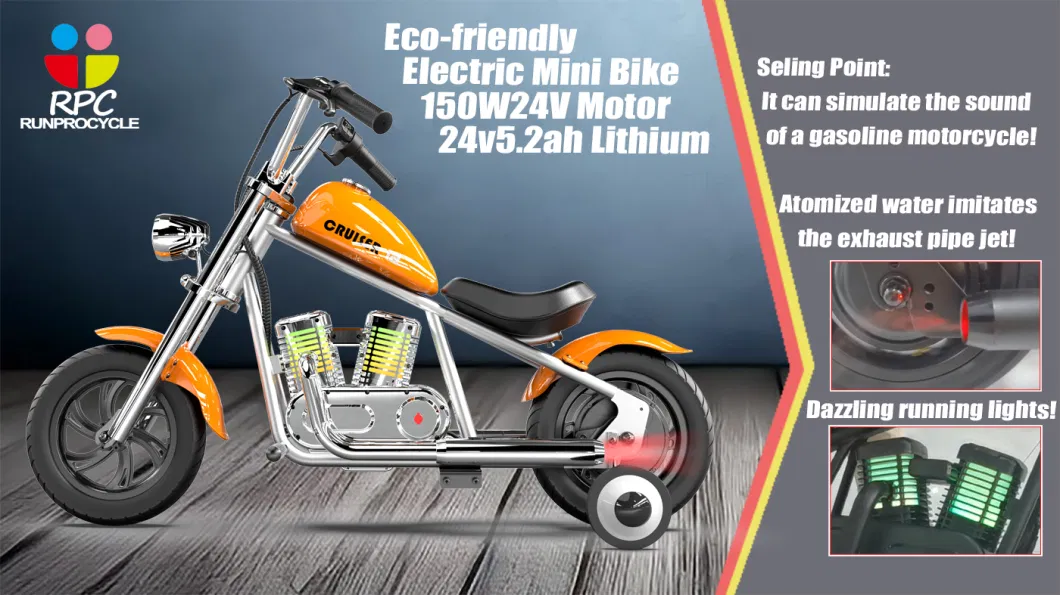 China High Quality 150W Cheap Mini Bikes Electric Mini Bikes Electric Mini Dirt Bike