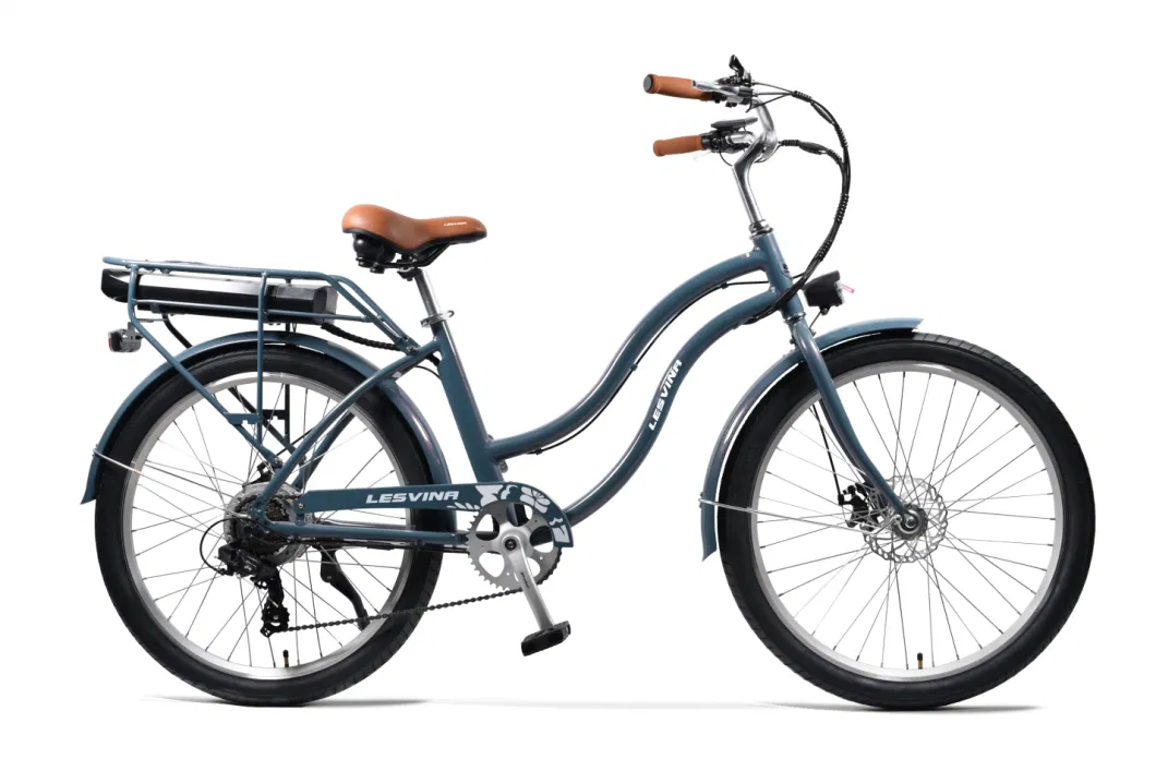 Al Electric Bicycle City Bike 36V 350W Ebike for Ladies