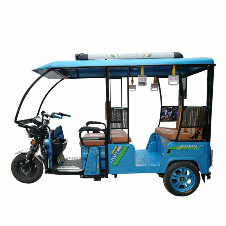 Bajaj Electric Three Wheel Passenger Tricycle Auto E Rickshaw Tuk Tuk Motor Taxi