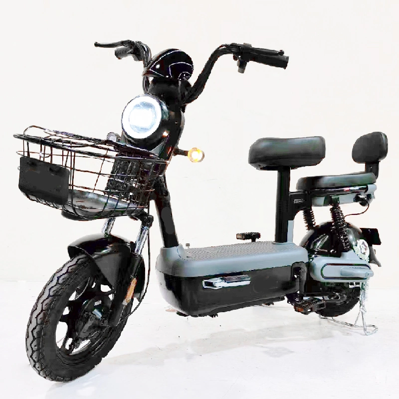 Hot Sale 350W 48V City Electric Bike Electric Scooter City Bike for Adults 14 Inch Long Range Cheap