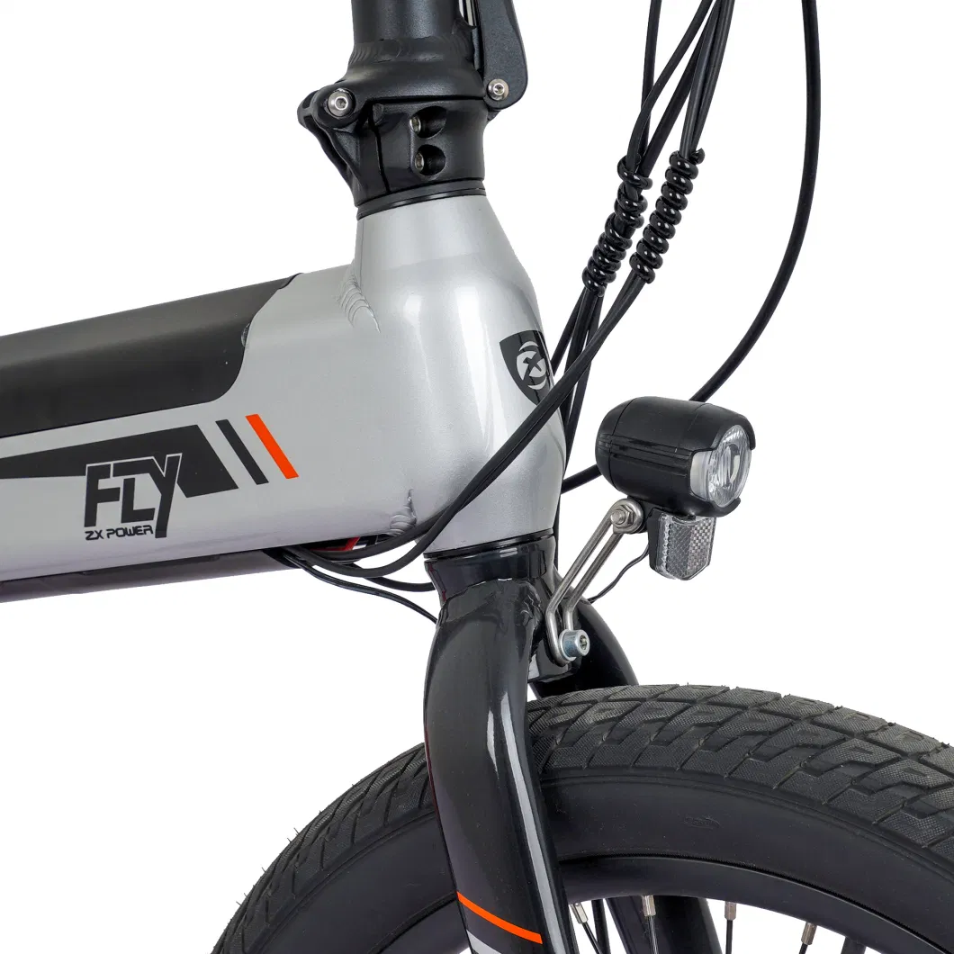 Foldable 20-Inch E Bicycle with Shimano 7-Speed Gears