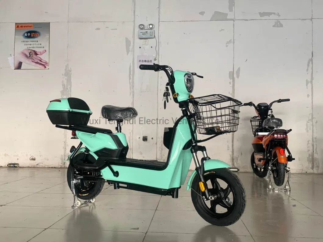 Hot Sale CKD Luxury 350W 2 Wheel Electric Bike Scooter/Electric Moped with Pedals Motorcycle Electric Scooter