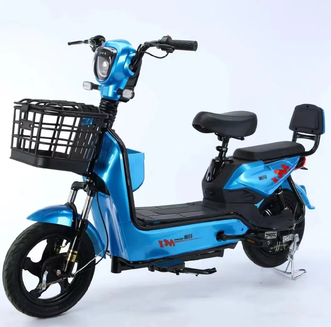 5% Discount 36V/48V/350W Motor Battery E Bike City Bicycle Scooter City Electric Riding with LED Light, Tubeless Tyre China Producing City Bike China Bicycle