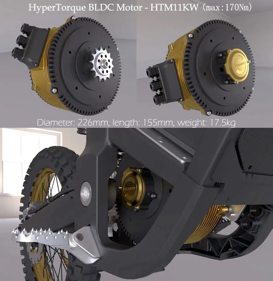 High Power Sine Wave Control 10KW 72V 120kmh 120KG Brushless Gearless Sport Racing Electric Motorcycle with Swappable Battery