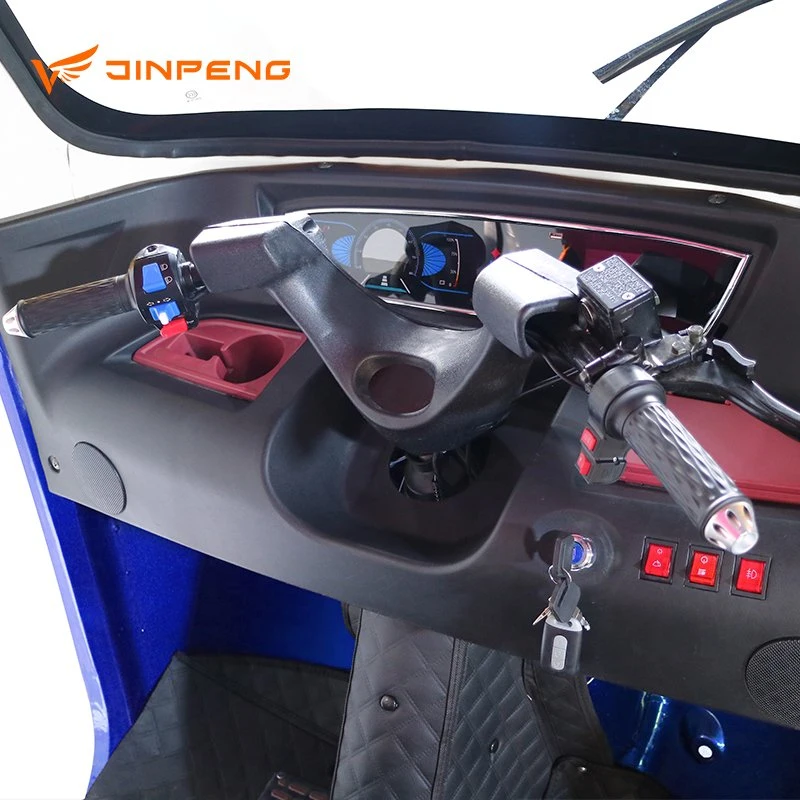Jinpeng Three Wheeler Electric Tricyclechassis Auto Rickshaw for Taxi