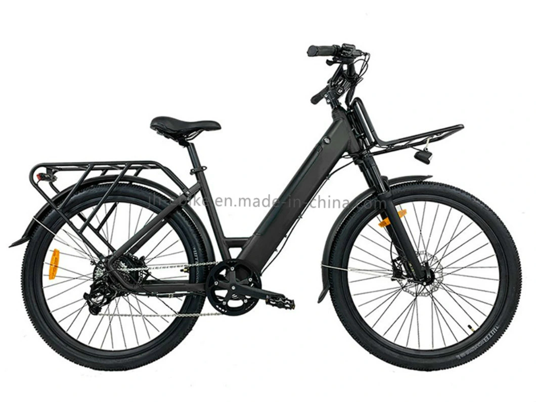 33.4 Anti Dumping Duty 27.5 Inch Step Through E Bike Urban City 48V 500W Disc Brake Electric Bicycle