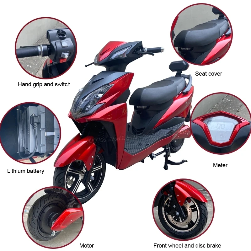 Popular Cheap Ebike Road Bike for Adults Fast 1000W Electric Scooter with Seat OEM Ebike Scooter