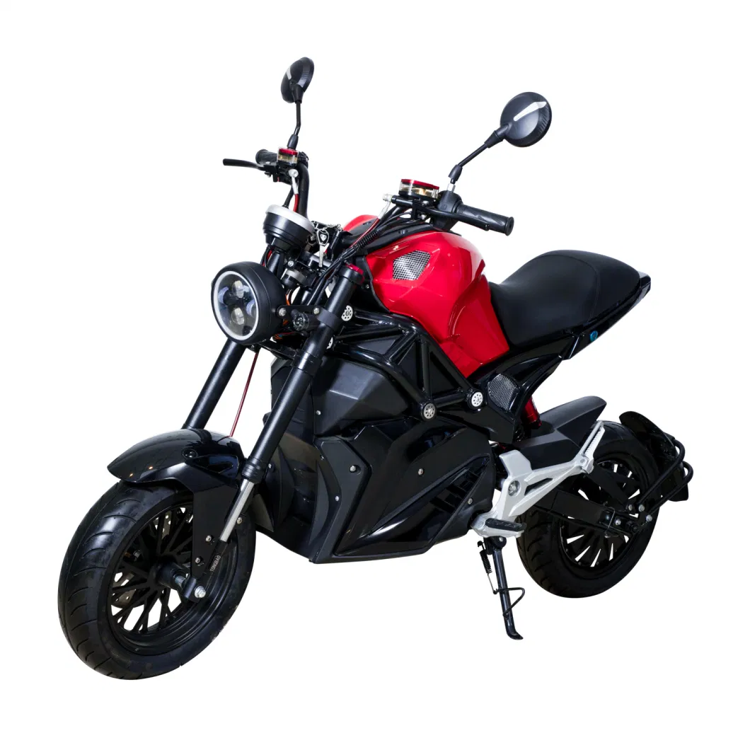 Powerful Electric Motorcycle Hot Sale F 110/70-17inch, R 140/70-17inch Tubeless Fat Tire Adult Big Two Wheels 17 Inch Motorcycles Electric Scooters