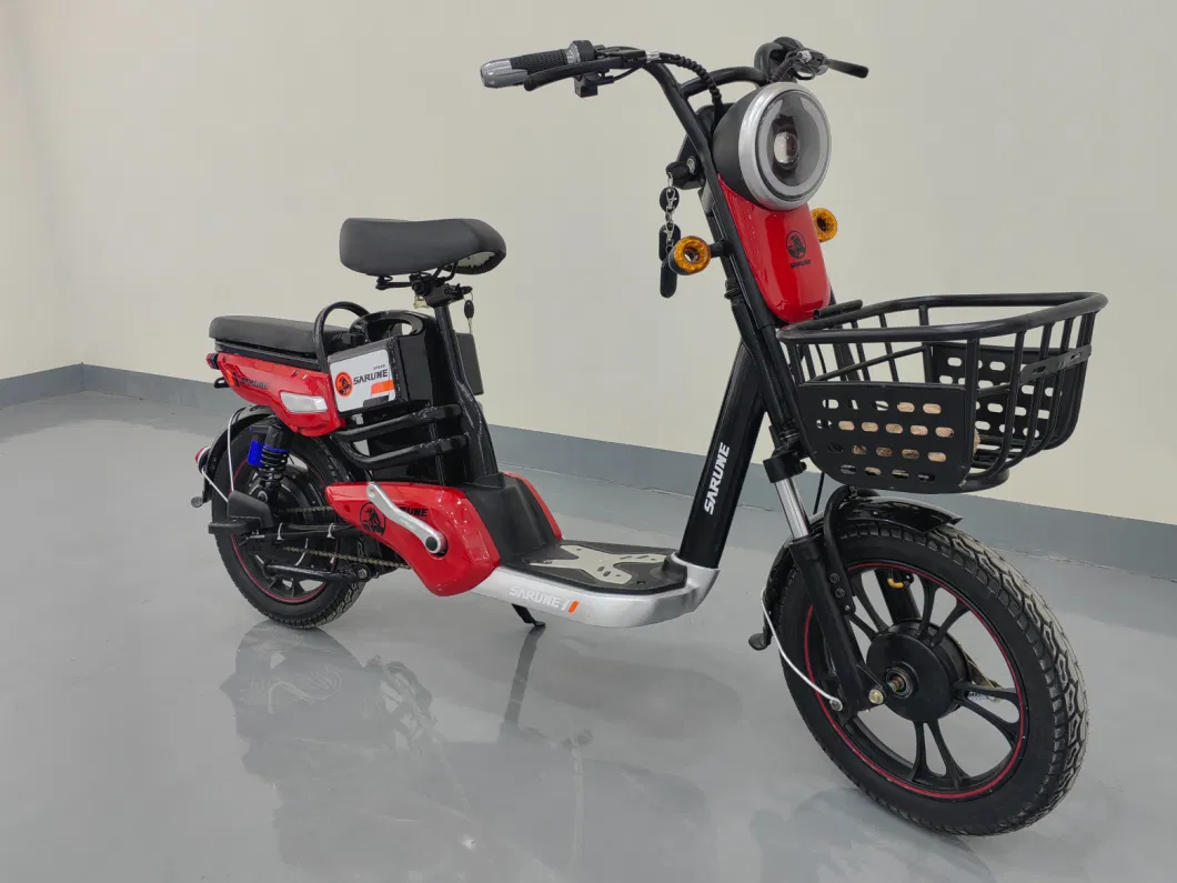 Cheapest 14 Inch E-Bike Electric Bicycle City Bike 350W 48V China Factory Price