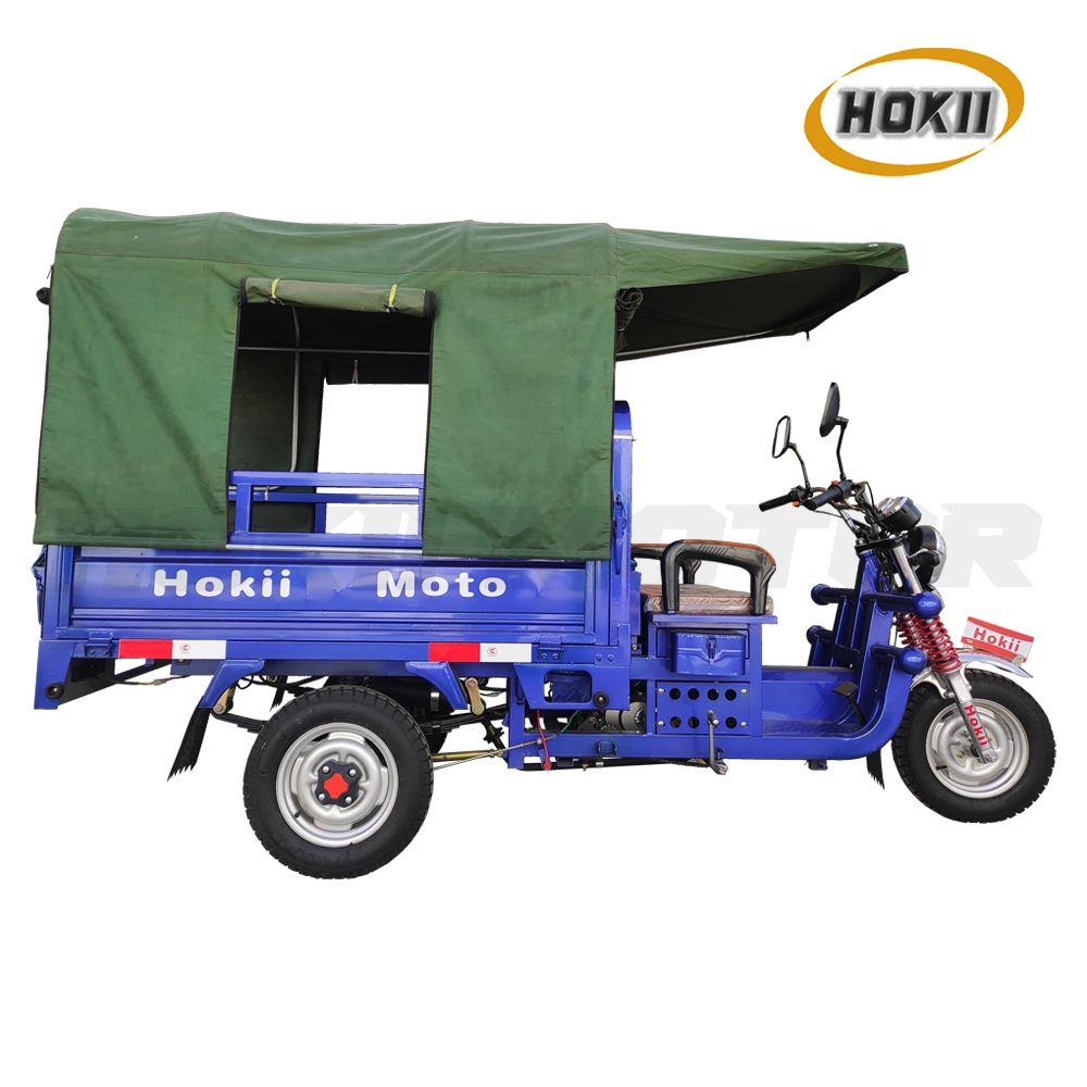 China Popular Model Manufacturer Produced and Derect Sale Cheap Price Auto Triciclo Electric Rickshaw 125cc Mopeds Tricycle for Adult