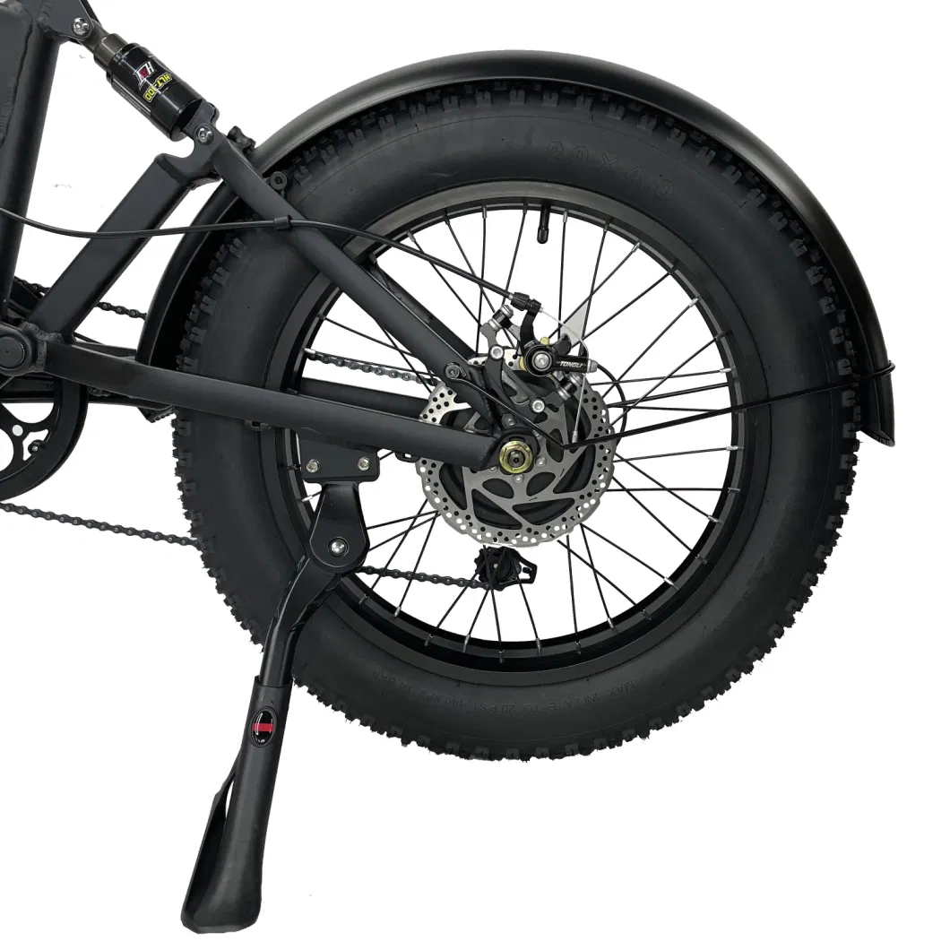 36V 350W 10.4ah Rechargeable Battery Full Suspension Electric Bike Folding E Bike