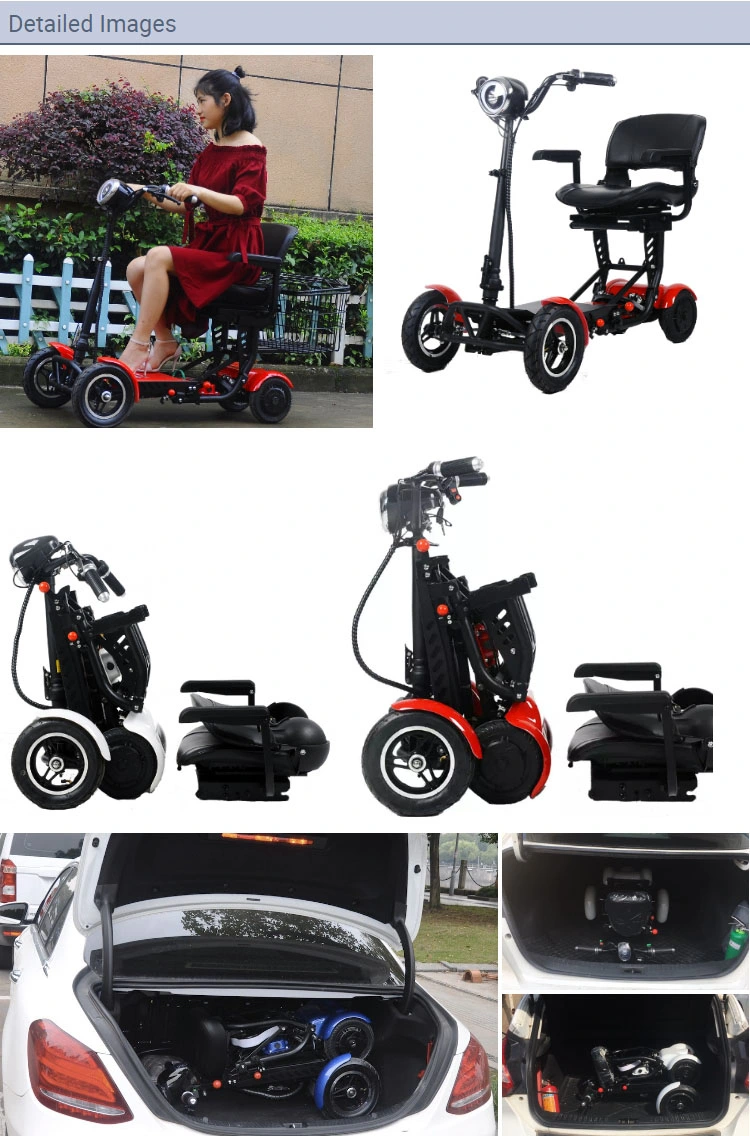 EEC Elderly Disable Use 2021 Electric Mobility Scooters 4 Wheel Bike Bicycle