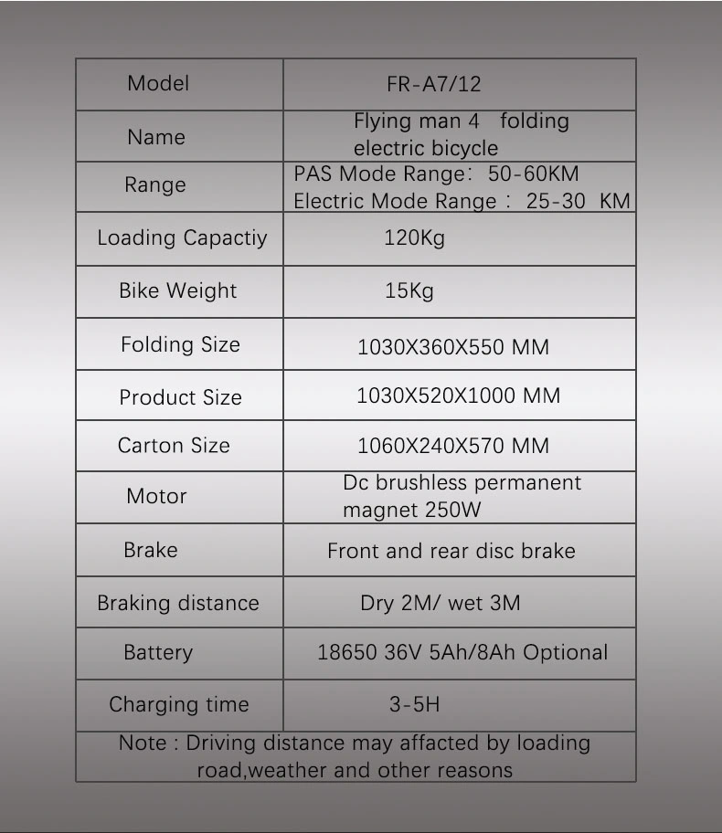 12inch Electric Moped Sepeda Listrik Motor Adult Scooter Substitute Bike Quick and Easy in Outdoor Mini Bike