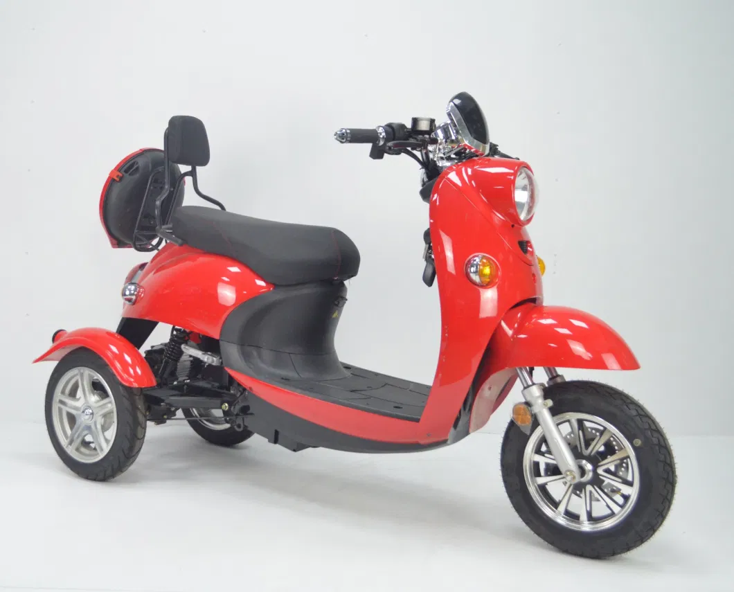 3 Wheels 650W Gear Motor Electric Scooter Tricycle with EEC Coc for Europe Market