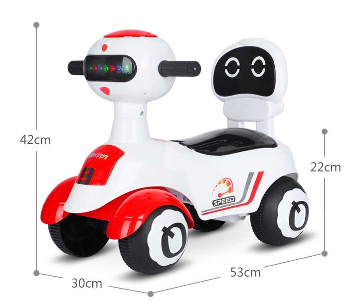 New Product Plastic Swing Bike Ride Electric Bike Made in China Kids Toy Car Four Wheel Scooter