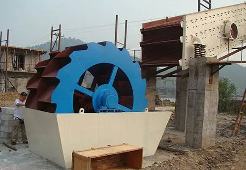 Wheel Bucket Sand Washing Machine Wear Resistant Material Quartz Sand Dressing Plant