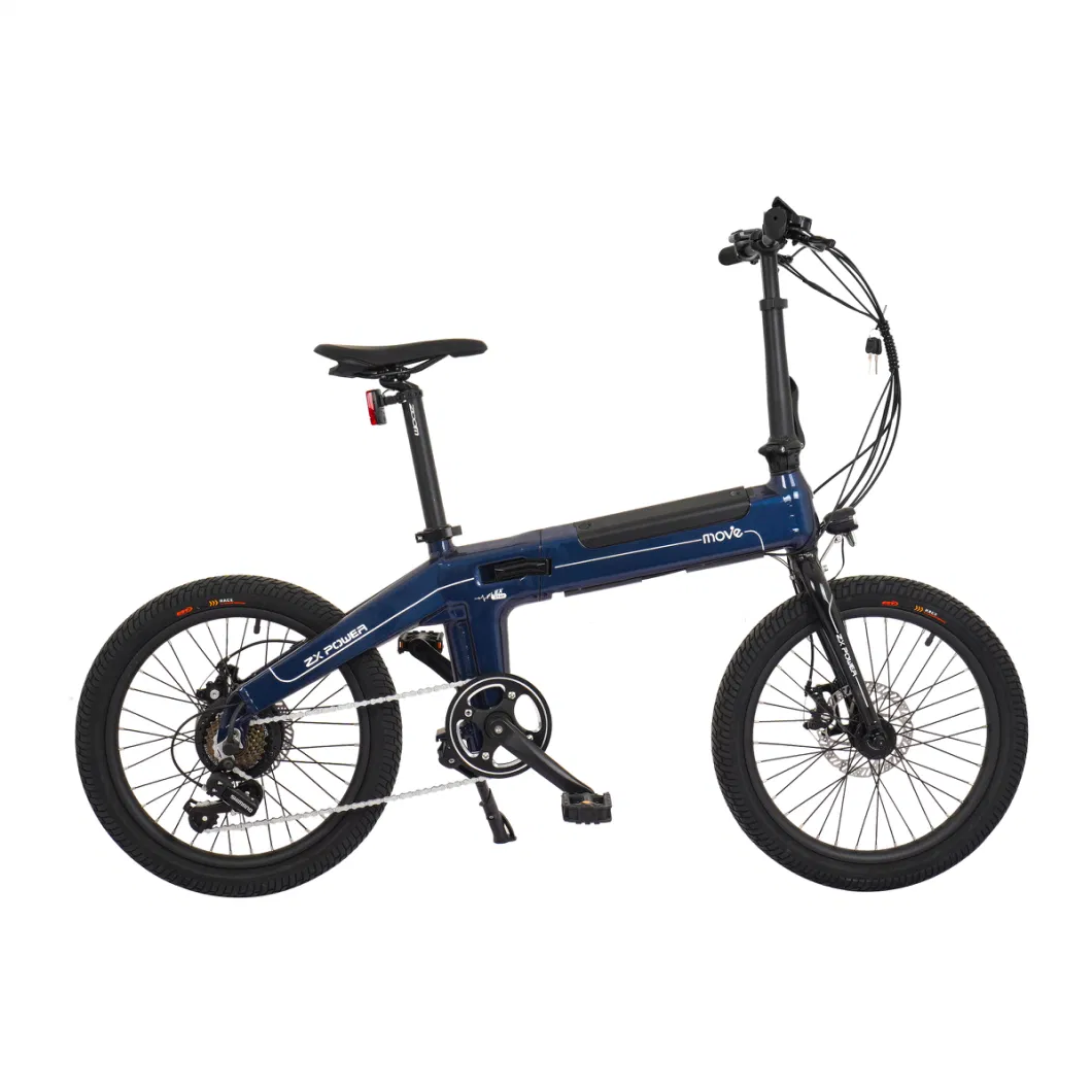 ODM Shimano 7-Speed Electric Bicycle 36V 8.7ah Folding Feature
