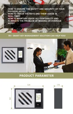 Smart Key Safes Deposited Cabinet Electronic Digital Hidden Key Lock Management