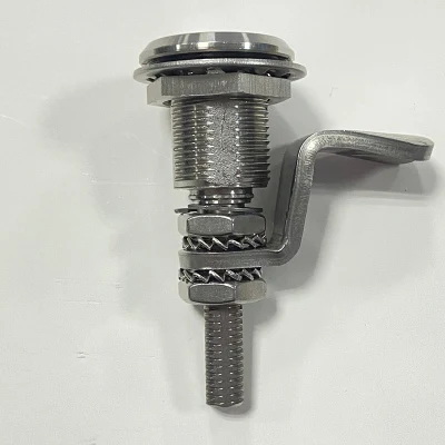 Stainless Steel Compression Latch Square 7mm Insert Compression Latch Cam Lock Railway Bus Latch