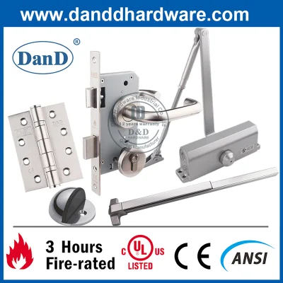 CE European Round Forend Hotel Bedroom Mortise Cylinder Door Lock