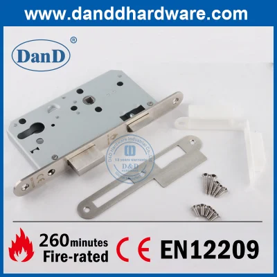 CE European Round Forend Hotel Bedroom Mortise Cylinder Door Lock