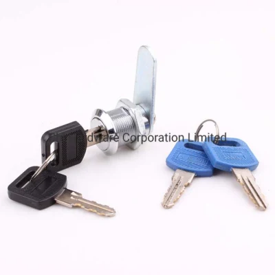 High Security Brass Cylinder and Zinc Alloy Housing Push Cam Lock for Furniture Lock