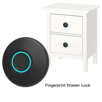  Furniture Hardware Cabinet Handle Electric Code Fingerprint Digital Smart Lock