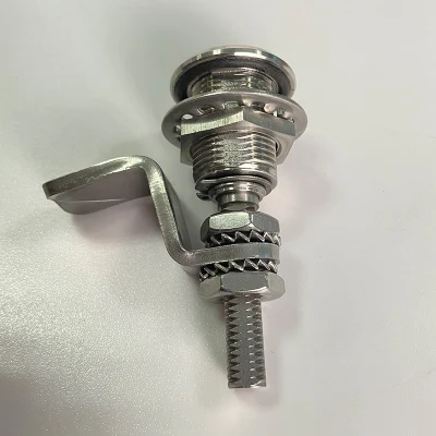 Stainless Steel Compression Latch Square 7mm Insert Compression Latch Cam Lock Railway Bus Latch