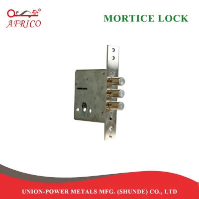  50mm 3 Round Bolt Mortise Lock for Cylinder Door Lockset