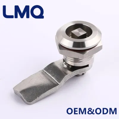  Safe Stainless Steel Knob Quarter Turn Cam Lock with Square 8mm Lock Cylinder