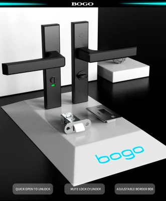  Passage Door Lock Closet Glass Good Quality China Manufactory Folding Square-Shaped Solid Lever Opener Aluminum Left or Right Handle Doors Handles Lock
