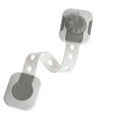  Adjustable Baby Protection Plastic Door Drawer Baby Safety Strap Locks