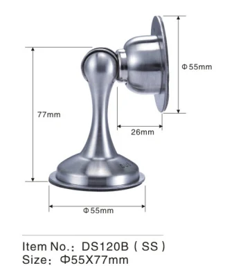  Stainless Steel Door Stopper Invisible Magnetic Hidden Door Holders Floor Mounted Door Stops