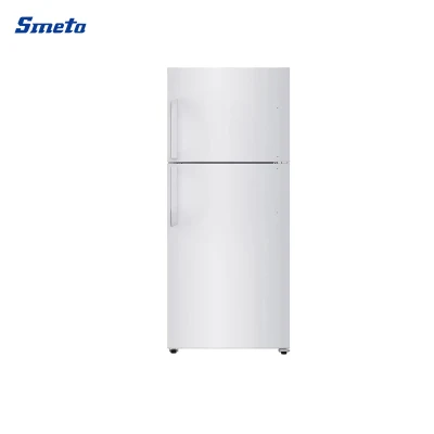 18cuft Black Color No Frost Double Door Refrigerator and Freezer