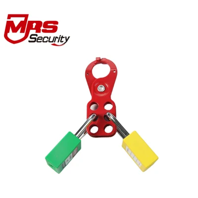 Mdk12-H Red Iron Material 38mm Lockout Hasps Industrial Multi-Person Management Safe Lock
