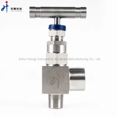  Angle Type Hard Seal High Pressure Needle Valve for Oil