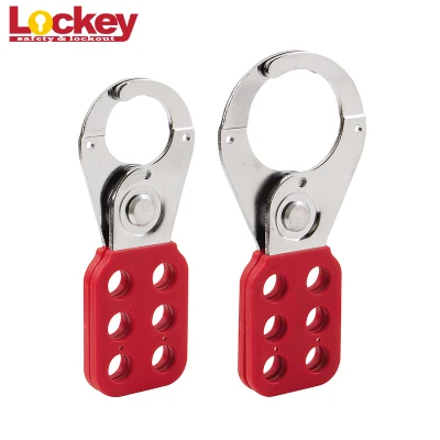 Manufacturer 6 Padlock Holes Steel Jaw Clamp Safety Lockout Hasp 38mm